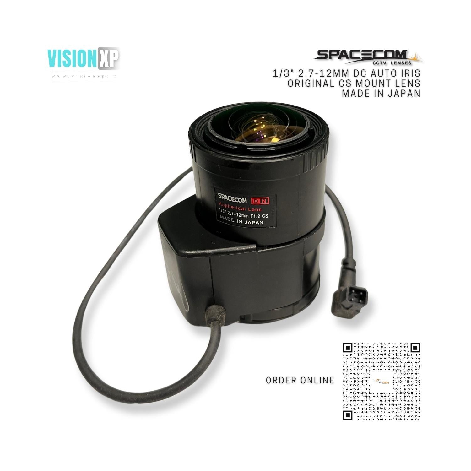 Spacecom Carina TAV2712DC 2.7-12mm Auto Iris Verifocal CS Mount Lens Spacecom Carina TAV2712DC 2.7-12mm Auto Iris Verifocal CS Mount Lens
